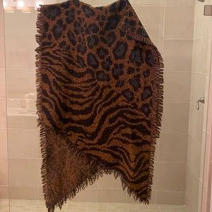 Animal Print Shawl